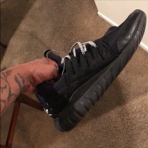 Adidas black tubulars (MISSING SOLES)